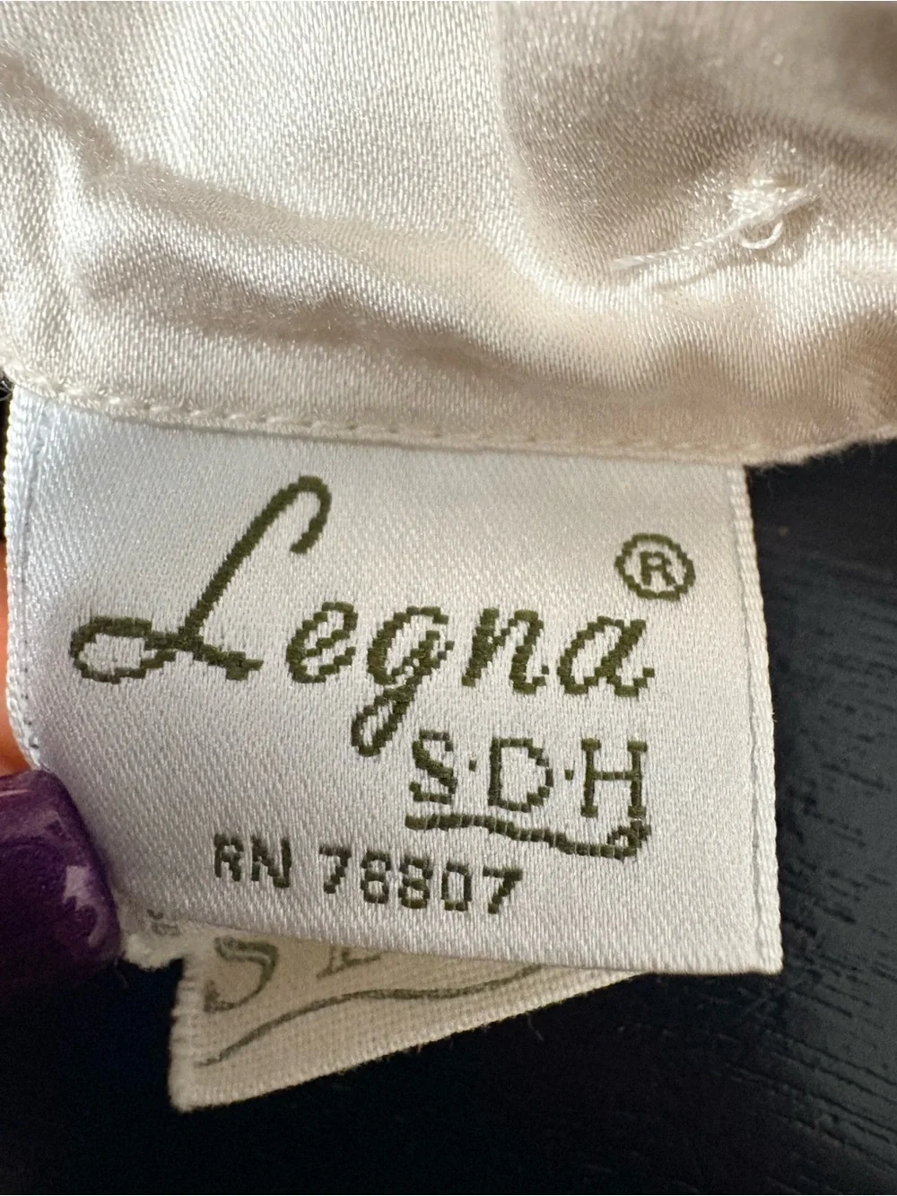 Legna SDH Ivory Satin Feel Lyocell King Size Single Pillow Case Made in Italy